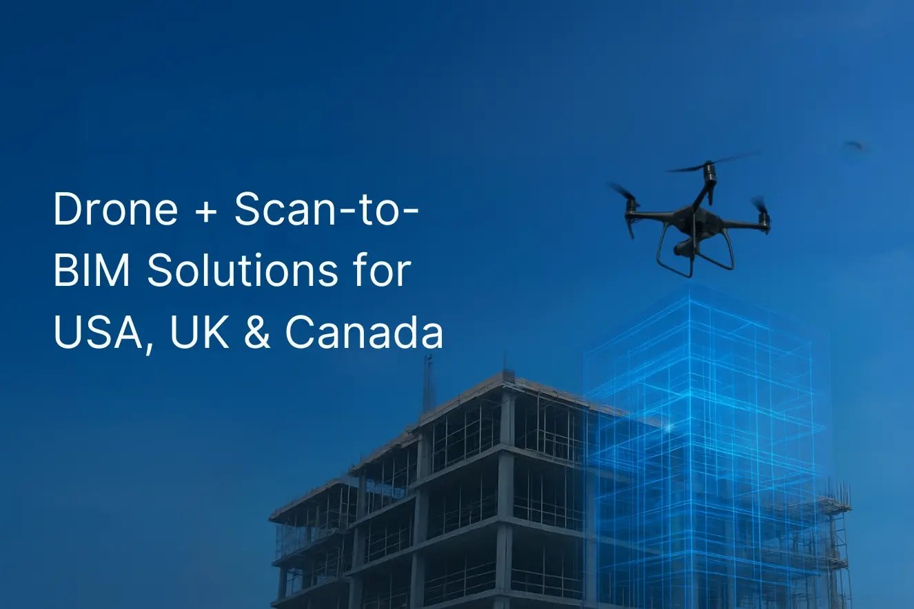 Drone + Scan-to-BIM Solutions for USA, UK & Canada