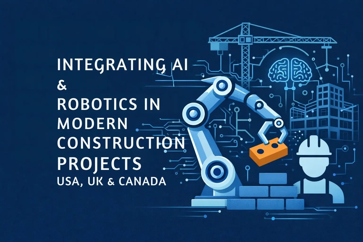 Integrating AI and Robotics in Modern Construction Projects: USA, UK & Canada
